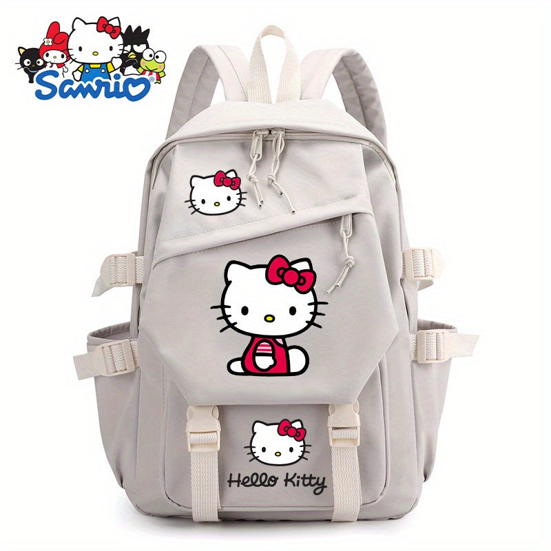 Sanrio Hello Kitty Licensed 1pc Large Capacity Foldable Backpack - Fashionable Dual-Strap School Bag