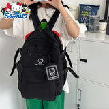Sanrio Kurumi Fashionable Cute Cartoon School Bag Shoulder Bag Large Capacity Backpack Storage Bag Storage Bag Surprise Gift for Others