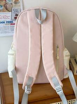 Pink Backpack With Cute Bow For Middle School Girls