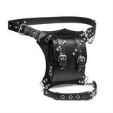 2024 Punk Outdoor Bag Female Versatile Chain Motorcycle Men's Belt Bag
