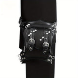 2024 Punk Outdoor Bag Female Versatile Chain Motorcycle Men's Belt Bag