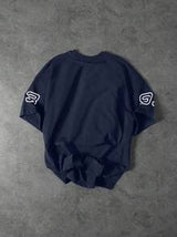 Manfinity Streetrush Men's Round Neck Short Sleeve Tee With Letter And Number Print, Casual Daily Wear