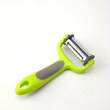 1pc Multifunctional Vegetable & Fruit Peeler with Julienne Grater & Shredder - Plastic Kitchen Gadget for Efficient Peeling, Grating, and Shredding, Ideal for Potatoes, Carrots, Cucumbers and More