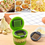 [Manual Garlic Slicer Grater] Multifunctional Garlic Press - Simple Manual Garlic Mincer, Slicer, Grater, Kitchen Tools, Kitchen Gadgets for Restaurant Food