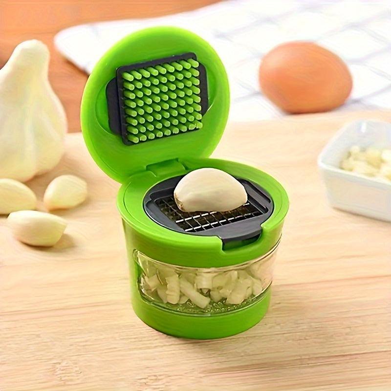 [Manual Garlic Slicer Grater] Multifunctional Garlic Press - Simple Manual Garlic Mincer, Slicer, Grater, Kitchen Tools, Kitchen Gadgets for Restaurant Food
