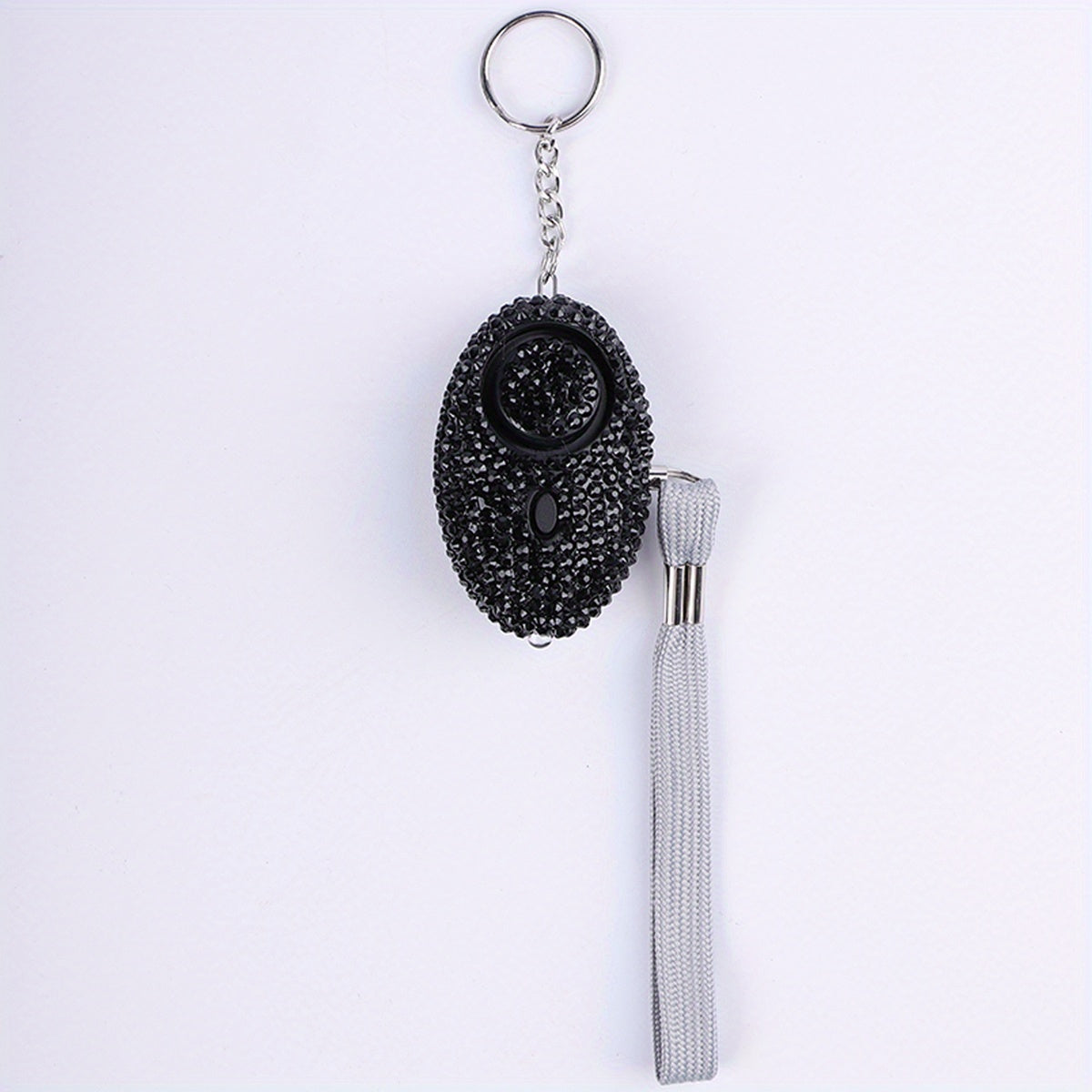 13-Piece Rhinestone Self-Defense Keychain Set - Stylish Wristband Keychain with Storage Bag and Pompom Card Bag Accessories for Women's Protection and Fashion - Strong, Durable, and Practical Christmas Gift or School Season A