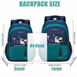 Cartoon Astronaut Style Waterproof Backpack, School Bag For Boys Aged 7-14, Primary School Students, Large Capacity, Perfect Gift