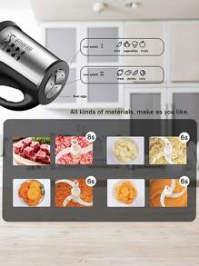 LAC Upgraded LAC 3L Capacity Household Mincer With Safety Lock, Detachable Stainless