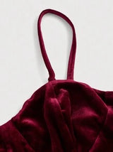 Plus Size Women Burgundy Velvet Long Dresses,Fall Wedding Guest Dress,Homecoming Dresses,Brunch Women Outfit,Renaissance Fair, Dress,, Dress,Bridgerton Style Dress,New Year,Valentine,Birthday Dresses For Women
