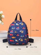 1pc Mini Toddler Unicorn Backpack With Random Printed Pattern