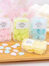 Disposable Portable Soap Leaves, Mini Carried, Mini Petal Hand Wash Soap Leaves
