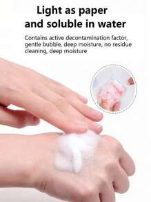 Disposable Portable Soap Leaves, Mini Carried, Mini Petal Hand Wash Soap Leaves