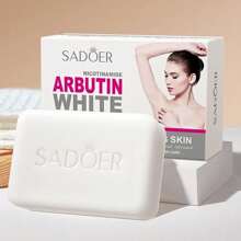 SADOER 100g Niacinamide Arbutin Handmade Soap Whitening Soap, Removes Blackheads, Brightens Skin Tone, Deep Cleansing Oil Control Bath Soap