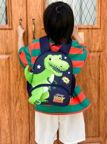 Schoolbag Boy 3-Year-Old Baby Small Backpack Cute Cartoon Dinosaur Boy Small Schoolbag Children's Backpack Return To Campus Backpack