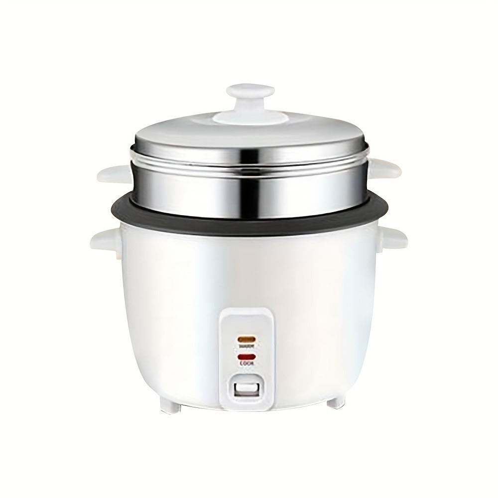 60.87oz Rice Cooker With Steamer - Portable, Compact, and Multi-Functional Food Steamer with Removable Non-Stick Pot, Steam Tray, and Keep Warm Function for Grains, Soups, and More