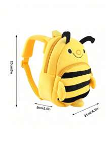 Toddler Backpack Zoo Plush Mini Daypack Animal Cartoon Travel Bag For Baby Girl Boy Bee Bag Backpack