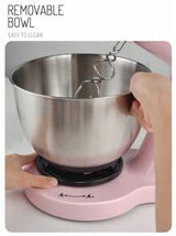 DSP DSP 1pc Blender Vertical Multi-Function Blender Stainless Steel Dough Mixer 3.2L Large Capacity Pink For Home Kitchen Restaurant