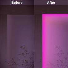 Vibrant RGB LED Neon Strip Lights - 44-Key Remote Control, Flexible, and USB Powered
