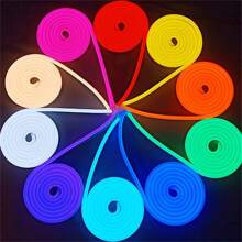 Vibrant RGB LED Neon Strip Lights - 44-Key Remote Control, Flexible, and USB Powered