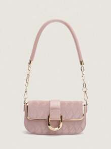 Women's Pink Chic Minimalist Shoulder Bag