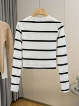 Chiquease Women Ribbed Round Neck Long Sleeve Casual Loose Thicken T-Shirt, Autumn/Winter Graphic Tees Women Tops For Spring Outfit