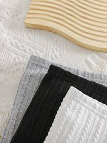 3pcs/Set Newborn Baby Boy/Girl Cute Elastic Waist Ribbed Knit Leggings, Suitable For Spring, Summer, Autumn & Winter