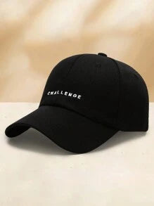 Classic Embroidered Baseball Cap - Lightweight, Adjustable, Solid Color, Casual Sports Hat For Women And Men
