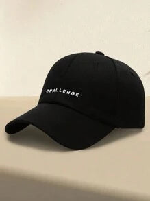 Classic Embroidered Baseball Cap - Lightweight, Adjustable, Solid Color, Casual Sports Hat For Women And Men
