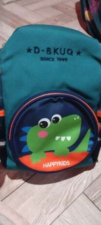 1pc Dinosaur Boys Backpack, Zipper Closure Nylon Children's Rucksack, Suitable For All Seasons