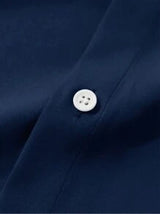 Manfinity Mode Men's Contrast Color Business Casual Shirt, Simple And Fashionable For Daily Wear