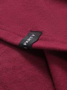 Manfinity Homme Men's Solid Color Turtleneck Long Sleeve Fleece Casual T-Shirt, Autumn/Winter