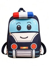 New Small Police Car Bag, Large Capacity Bag 3- 6 Years Old And Travel Small Bag, School Season Gift, Birthday Gift