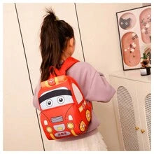 New Small Police Car Bag, Large Capacity Bag 3- 6 Years Old And Travel Small Bag, School Season Gift, Birthday Gift