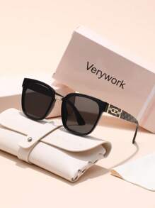 New Geometric Frame Superior Quality Elegant Brand Design Women Fashion Glasses Perfect For Summer