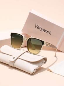 New Geometric Frame Superior Quality Elegant Brand Design Women Fashion Glasses Perfect For Summer