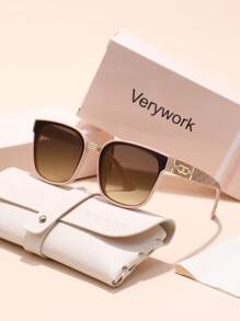 New Geometric Frame Superior Quality Elegant Brand Design Women Fashion Glasses Perfect For Summer