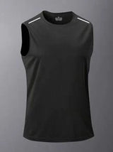Men's Sleeveless Quick-Dry T-Shirt, Basketball Training Fitness Vest Singlet, Summer