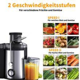 OCTAVO Juicer, Chop Whole Fruits, Large Filling Shaft, Slow Juicer, Drip Stop For Clean Work, Easy Cleaning, 300W, Juicer Vegetables And Fruits