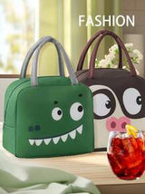 1pc Printed Lunch Bag, Aluminum Foil Insulated Portable Portable Lunch Bag, Waterproof Portable Design, Suitable For School And Office Use - Keep Food Fresh And Delicious, Bento Bags, Tote Bags, Kitchen Picnic Food Storage Bags, Back To School, Outdoor Ca