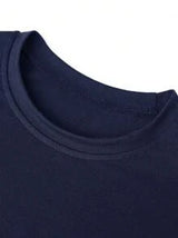 1pc Tween Boy Printed Short Sleeve T-Shirt, Student Outfit, Summer Top