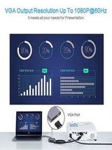 USB3.0 To HDTV Interface VGA Converter, Computer Monitor High-Definition Cable Connection For TV And Projector External Connection For External Graphics Card, Laptop Adapter, Multi-Functional Expansion Device, Docking Station