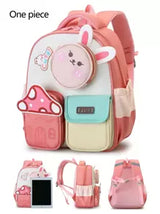 Kindergarten Schoolbag Female Small, Medium And Large Class Boys Light Weight Loss And Spine Protection Children 3-6 Years Old Cartoon Cute Shoulder Back