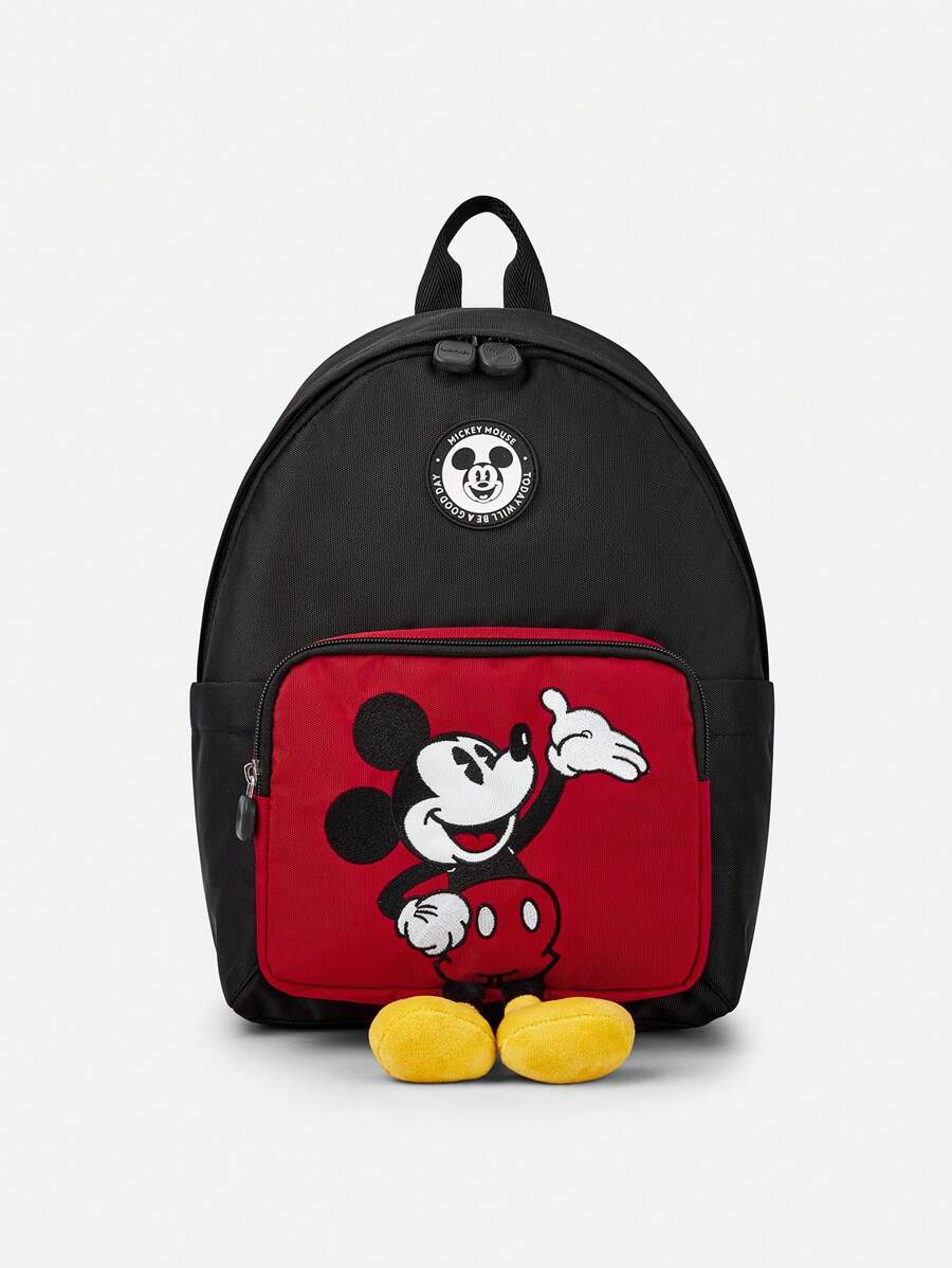 Balabala Kids' Disney Cartoon Backpack – Cute 3D Design With Plush Details, Lightweight & Durable School Bag For Boys & Girls