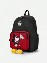 Balabala Kids' Disney Cartoon Backpack – Cute 3D Design With Plush Details, Lightweight & Durable School Bag For Boys & Girls
