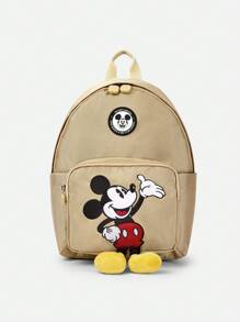 Balabala Kids' Disney Cartoon Backpack – Cute 3D Design With Plush Details, Lightweight & Durable School Bag For Boys & Girls