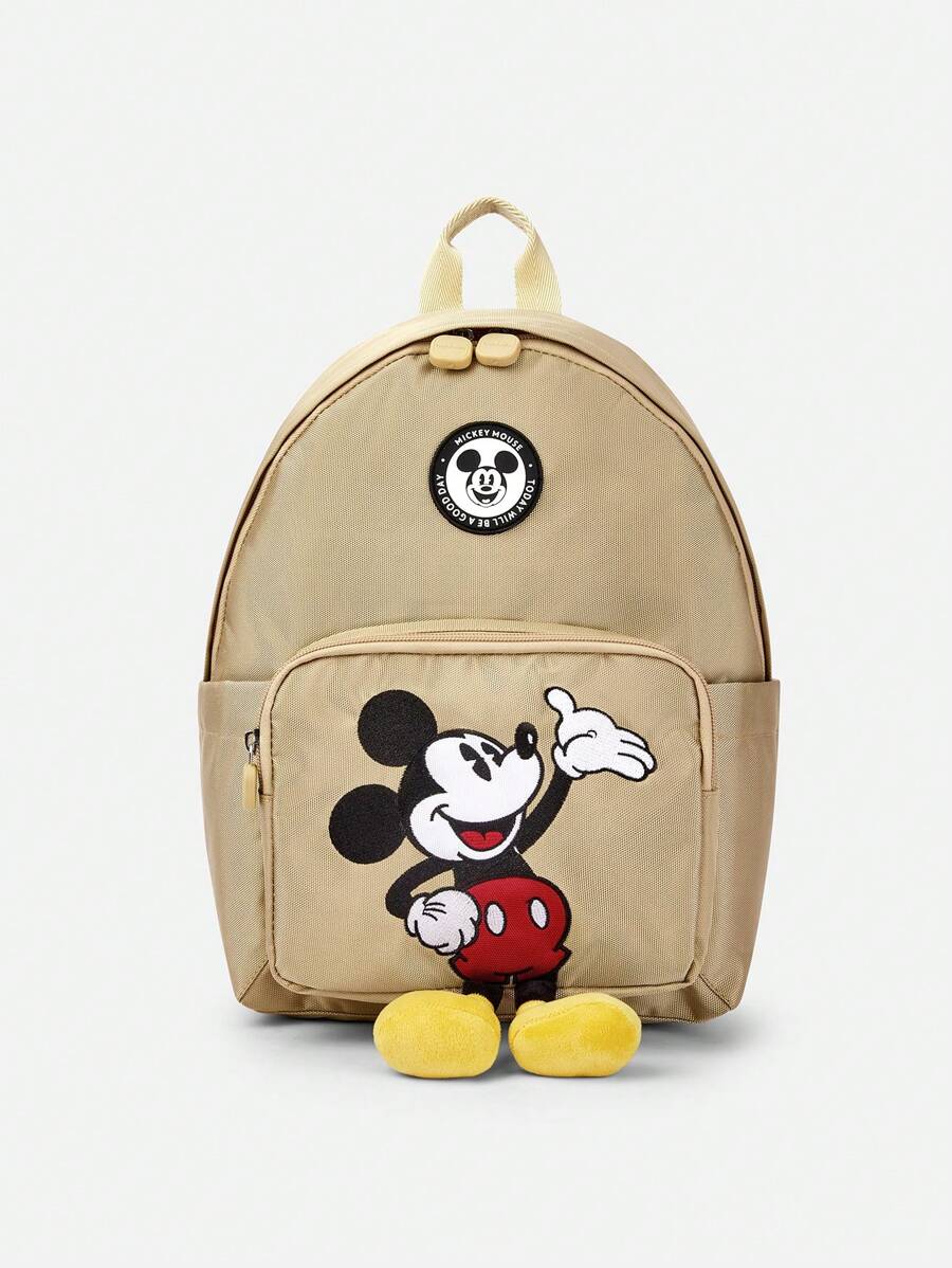 Balabala Kids' Disney Cartoon Backpack – Cute 3D Design With Plush Details, Lightweight & Durable School Bag For Boys & Girls