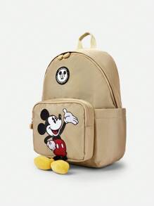 Balabala Kids' Disney Cartoon Backpack – Cute 3D Design With Plush Details, Lightweight & Durable School Bag For Boys & Girls