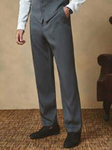 Manfinity ModaGents Men's Casual Woven Tapered Suit Pants, Suitable For Everyday Wear