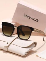 New Geometric Frame Superior Quality Elegant Brand Design Women Fashion Glasses Perfect For Summer