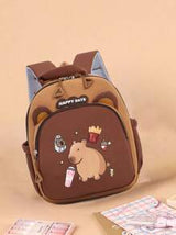 1pc Cartoon Cute Capybara Backpack, Cute Baby New Capybara Backpack, Smooth Zipper, With A Variety Of Capybara Patterns, Large Capacity And Multiple Pockets, For Books, Daily Necessities, Snacks, Suitable For Teenagers To Travel And Daily Use